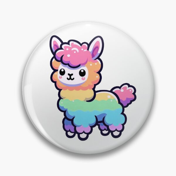 Item preview, Rainbow Alpaca designed and sold by FreshArtFusion.