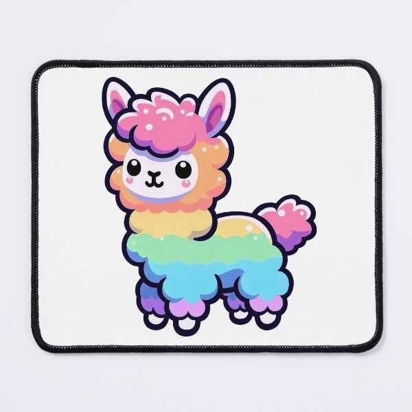 Item preview, Rainbow Alpaca designed and sold by FreshArtFusion.