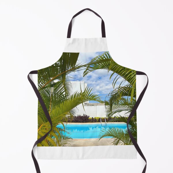 Item preview, Cancun Pool Through Palm Leaves | Vacation Vibe Art designed and sold by YemmyZImages.