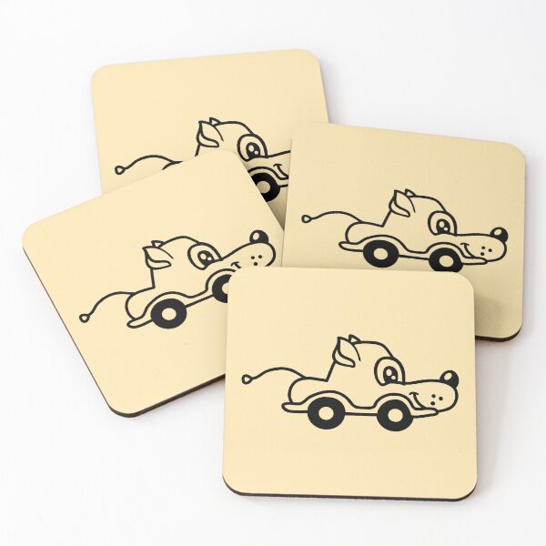 Item preview, Dog Car Toy Remote-Controlled Driving Wheels Sweet Comic Cartoon designed and sold by shirt-o-mat.