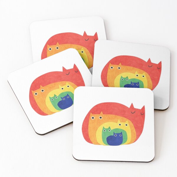 Item preview, Rainbow Cat Harmony art  designed and sold by Massimo dutti05.