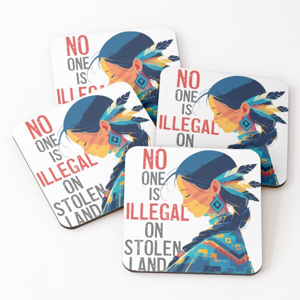 Item preview, No One is Illegal on Stolen Land designed and sold by EderParker.