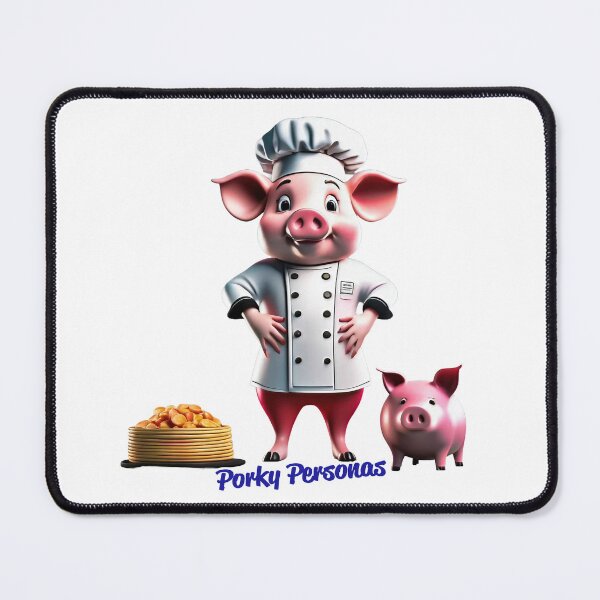 Item preview, Porky Personas Funny Pig Characters designed and sold by Drone-tees.