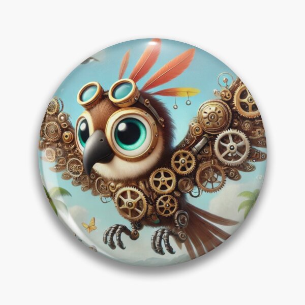 Item preview, Steampunk Tropicbird designed and sold by Sillytoe.