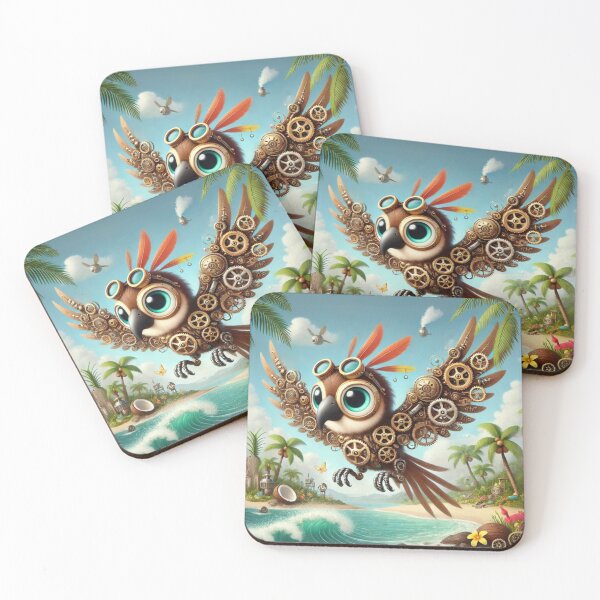 Item preview, Steampunk Tropicbird designed and sold by Sillytoe.