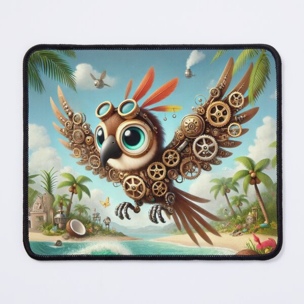 Item preview, Steampunk Tropicbird designed and sold by Sillytoe.