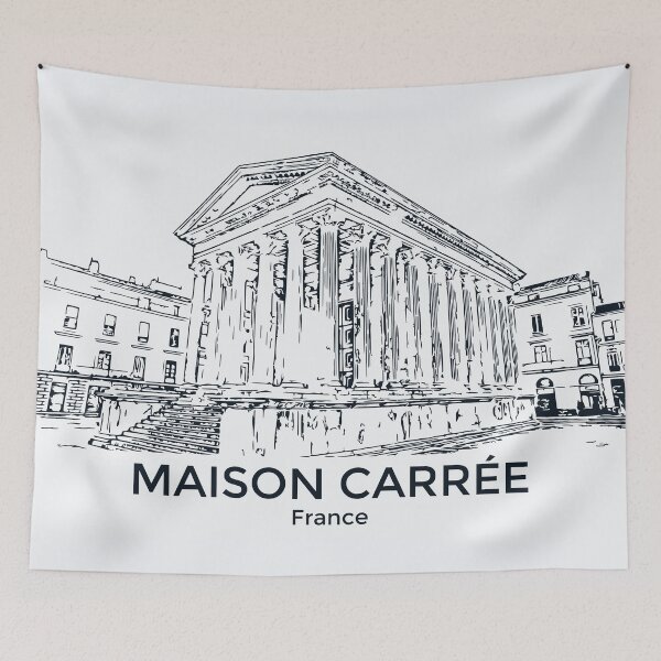 Item preview, Maison Carrée - France designed and sold by Lakeric Cityscapes.
