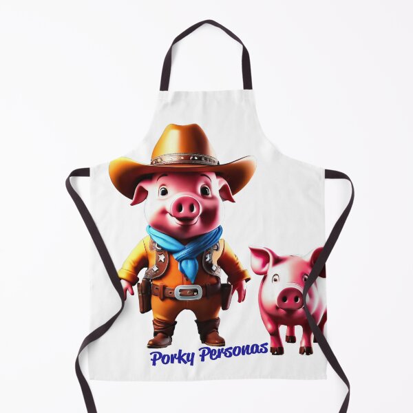 Item preview, Porky Personas Funny Pig Characters designed and sold by Drone-tees.
