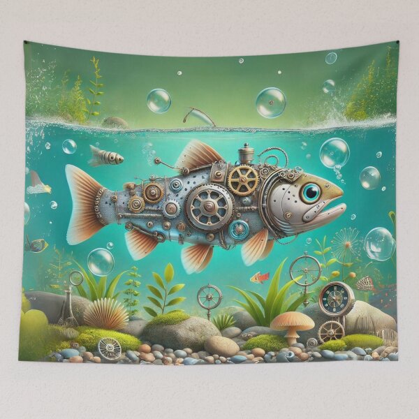 Item preview, Steampunk Trout designed and sold by Sillytoe.