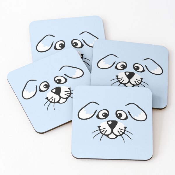 Item preview, Dog Face Small Happy Pet Head Cute Funny Cartoon Comic Cartoon designed and sold by shirt-o-mat.