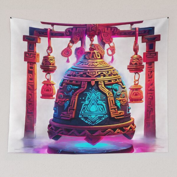 Item preview, Aztec Neon Bell. Aztec Neon Bell designed and sold by SpectrumEssence.