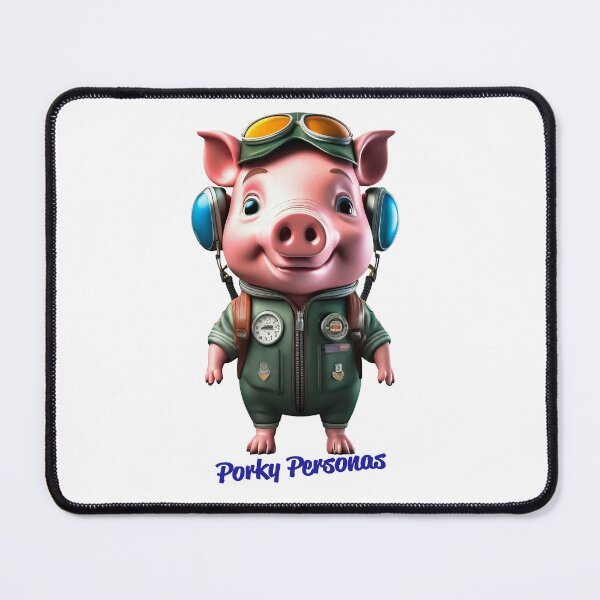 Item preview, Porky Personas Funny Pig Characters designed and sold by Drone-tees.