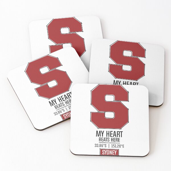 Item preview, SYDNEY MY HEART BEATS HERE WHITE designed and sold by LMAGARMENTS.