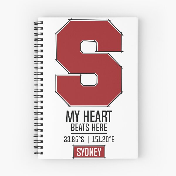 Item preview, SYDNEY MY HEART BEATS HERE WHITE designed and sold by LMAGARMENTS.