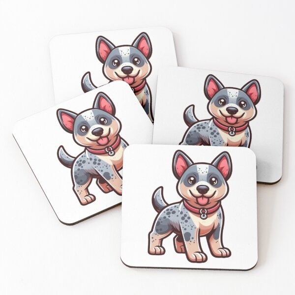 Item preview, Perro pastor australiano de dibujos animados designed and sold by artbeyondr.