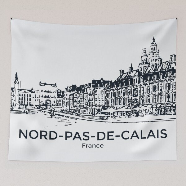 Item preview, Nord-Pas-de-Calais - France designed and sold by Lakeric Cityscapes.