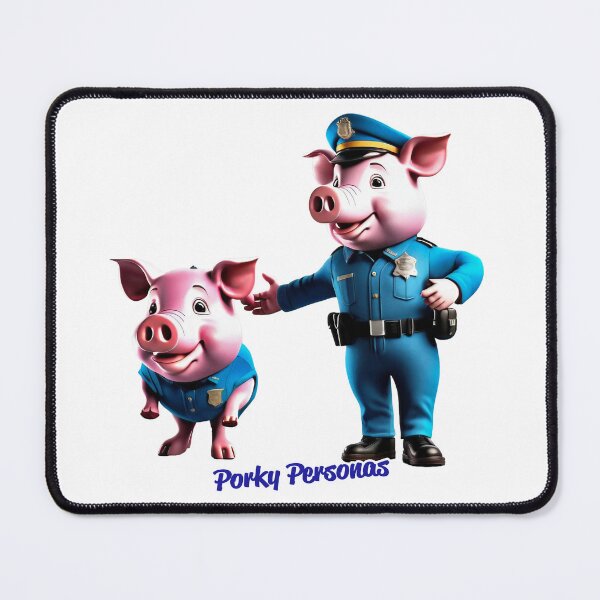 Item preview, Porky Personas Funny Pig Characters designed and sold by Drone-tees.