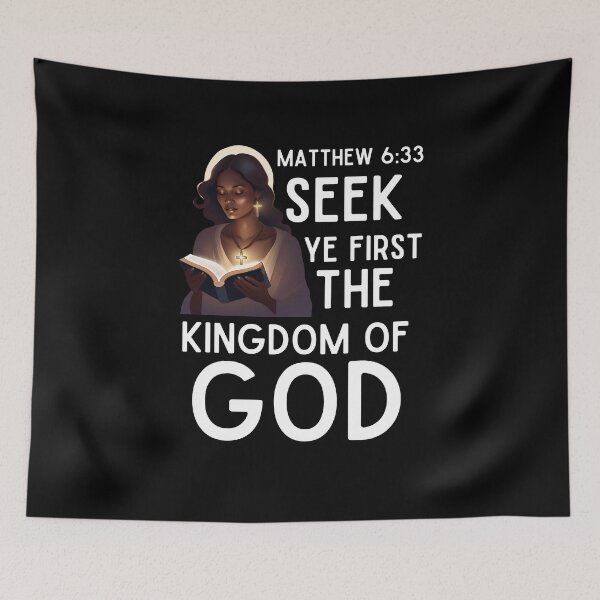 Item preview, Seek Ye First The Kingdom designed and sold by Jesusandu2.