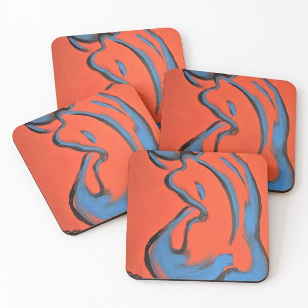 Item preview, Abstracted Orange Figure designed and sold by Carmen Tyrrell.