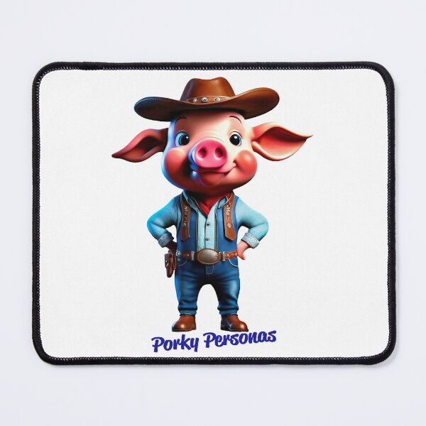 Item preview, Porky Personas Funny Pig Characters designed and sold by Drone-tees.