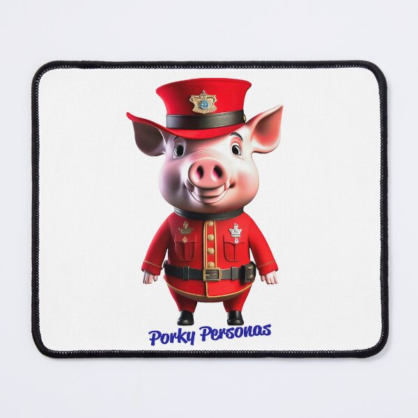 Item preview, Porky Personas Funny Pig Characters designed and sold by Drone-tees.