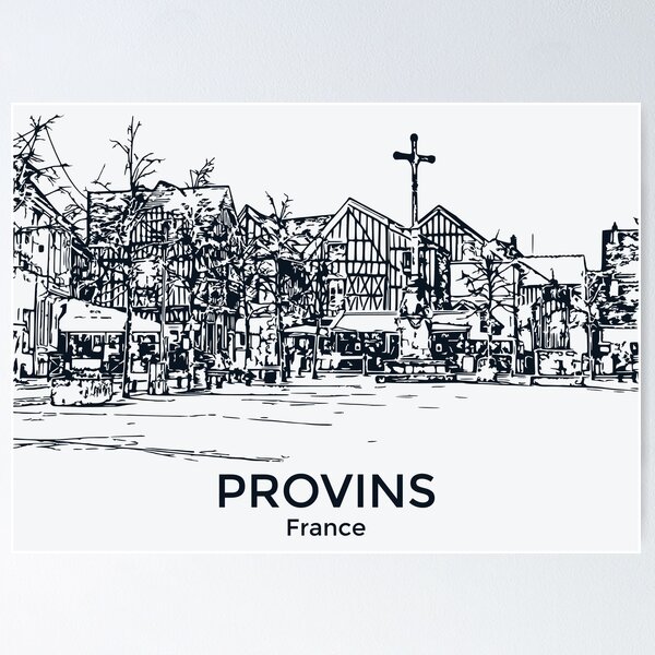 Item preview, Provins - France designed and sold by Lakeric Cityscapes.