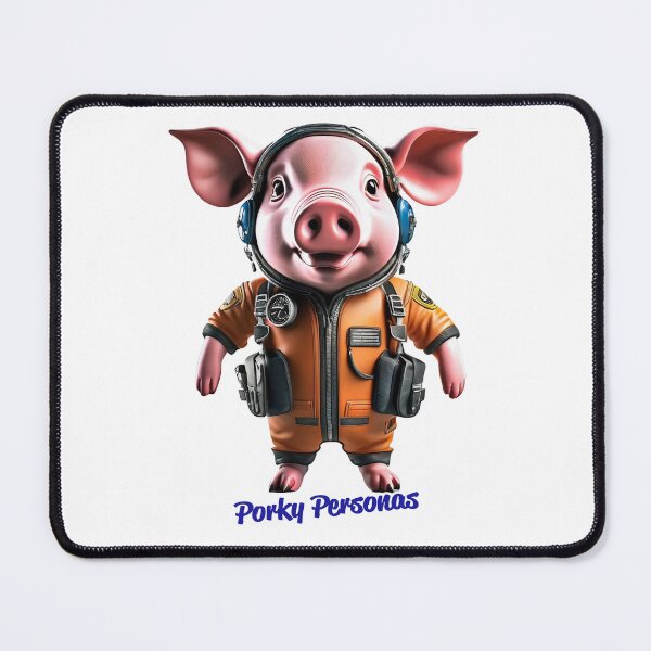 Item preview, Porky Personas Funny Pig Characters designed and sold by Drone-tees.