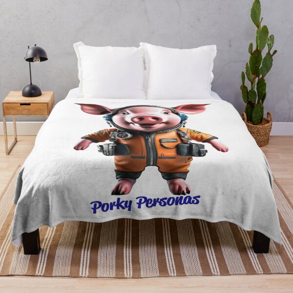 Item preview, Porky Personas Funny Pig Characters designed and sold by Drone-tees.