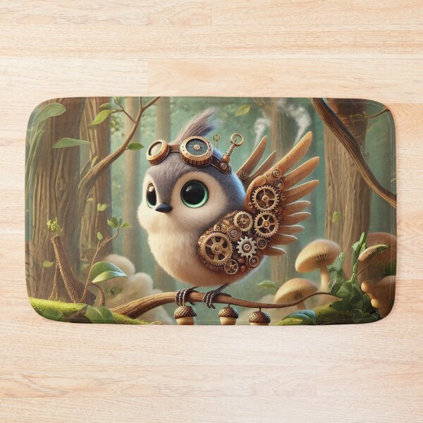 Item preview, Steampunk Tufted Titmouse designed and sold by Sillytoe.