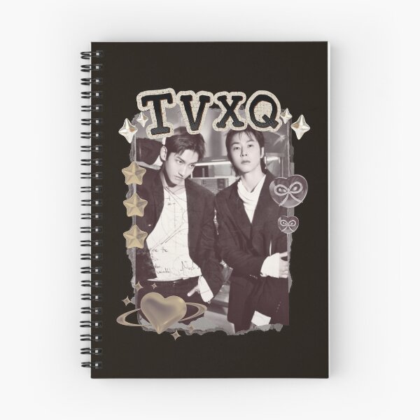 Item preview, TVXQ! Scrapbook Collage: Cozy Gold Y2K Preppy Vintage Design designed and sold by HELL0WBELLO.