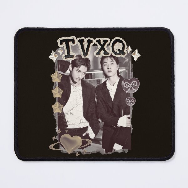 Item preview, TVXQ! Scrapbook Collage: Cozy Gold Y2K Preppy Vintage Design designed and sold by HELL0WBELLO.