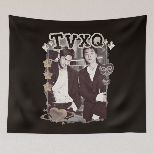 Item preview, TVXQ! Scrapbook Collage: Cozy Gold Y2K Preppy Vintage Design designed and sold by HELL0WBELLO.