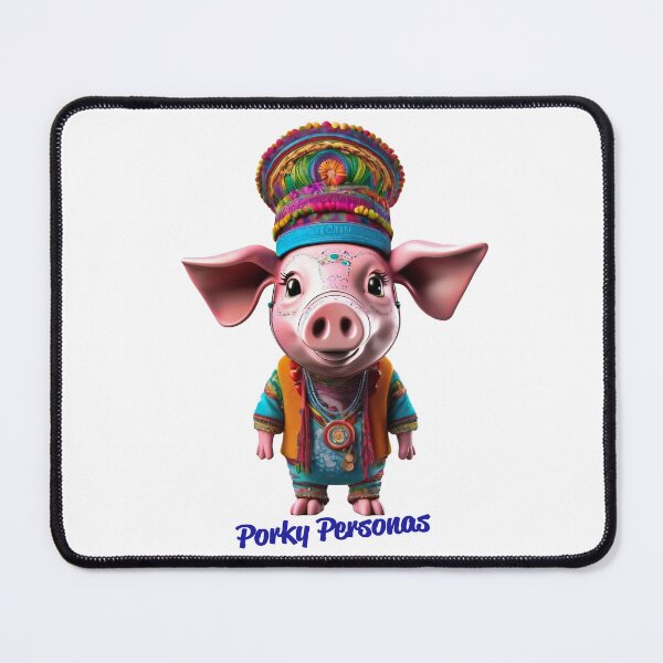 Item preview, Porky Personas Funny Pig Characters designed and sold by Drone-tees.