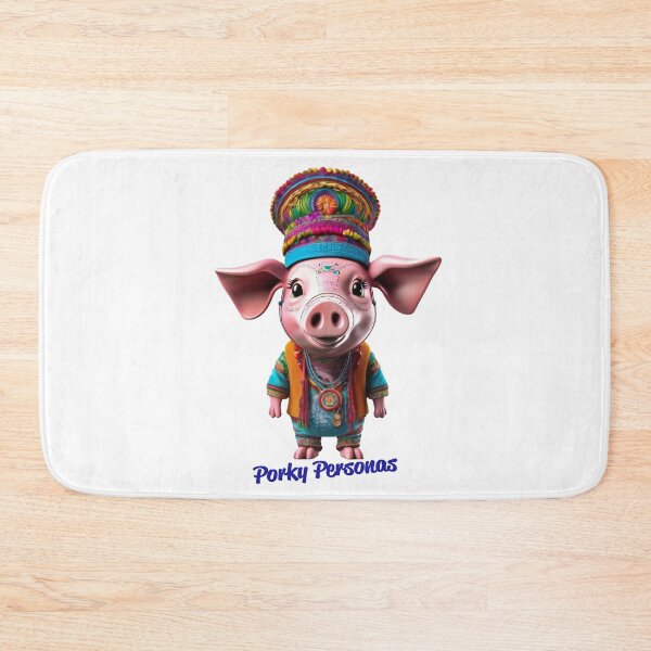Item preview, Porky Personas Funny Pig Characters designed and sold by Drone-tees.