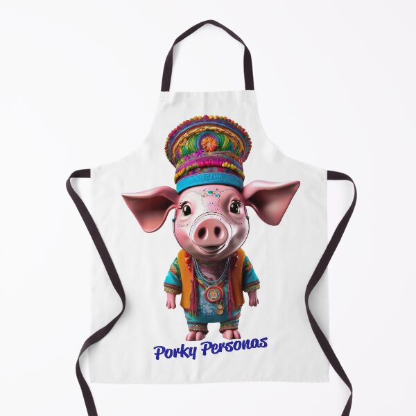 Item preview, Porky Personas Funny Pig Characters designed and sold by Drone-tees.