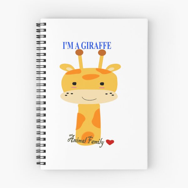 Artikelvorschau, Giraffe Baby Herz süß lustig Tier Familie entworfen und verkauft von Redmoon9.