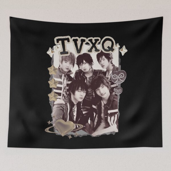 Item preview, TVXQ! Y2K Preppy Vintage Collage Design designed and sold by HELL0WBELLO.