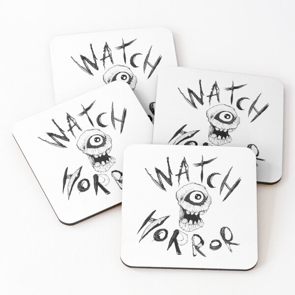 Item preview, Watch Horror movie vector design for lovers Black designed and sold by ariverrr.