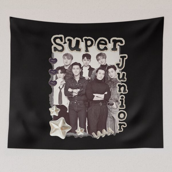 Artikelvorschau, Super Junior Scrapbook Collage: Gemütliches goldenes Y2K Preppy Vintage Design entworfen und verkauft von HELL0WBELLO.