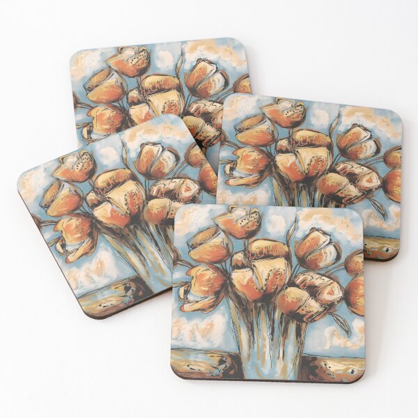 Artikelvorschau, Abstrakte Blumen im Aquarell Stil entworfen und verkauft von 3ling_Design.
