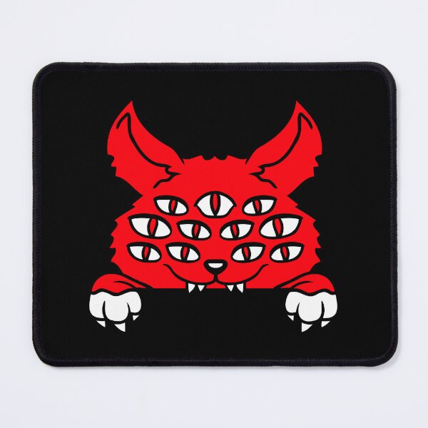Item preview, Cat Demon Many Eyes Devil Hell Cool Evil Monster Comic Cartoon designed and sold by shirt-o-mat.