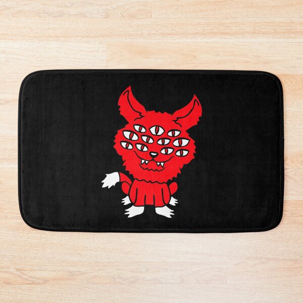 Item preview, Cat Demon Many Eyes Devil Hell Cool Evil Monster Comic Cartoon designed and sold by shirt-o-mat.