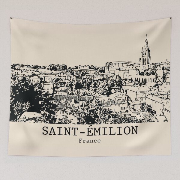 Item preview, Saint-Émilion - France designed and sold by Lakeric Cityscapes.
