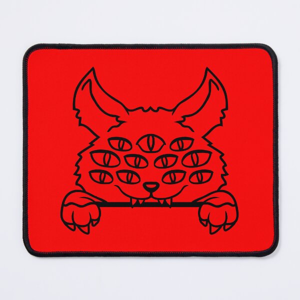 Item preview, Cat Demon Many Eyes Devil Hell Cool Evil Monster Comic Cartoon designed and sold by shirt-o-mat.