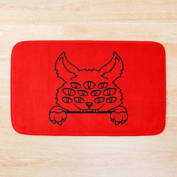 Item preview, Cat Demon Many Eyes Devil Hell Cool Evil Monster Comic Cartoon designed and sold by shirt-o-mat.