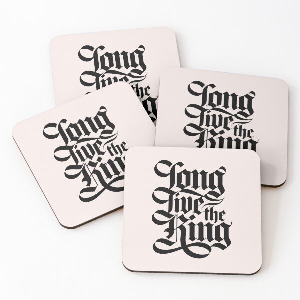Item preview, Long Live The King | Calligraphy Bible Verses Christian Faith Art designed and sold by  KnitLuv.