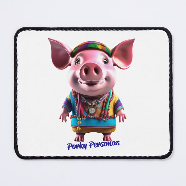 Item preview, Porky Personas Funny Pig Characters designed and sold by Drone-tees.