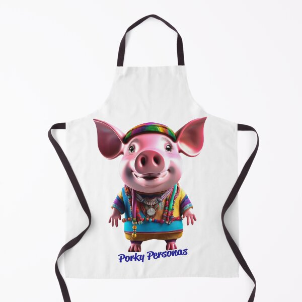 Item preview, Porky Personas Funny Pig Characters designed and sold by Drone-tees.