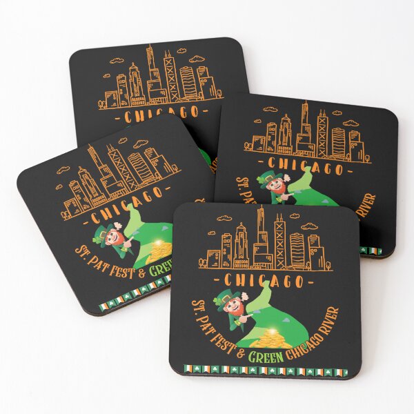 Item preview, St. Pat Fest and Greening of the Chicago River - St. Patrick's Day Chicago designed and sold by DeeDeeDelights.