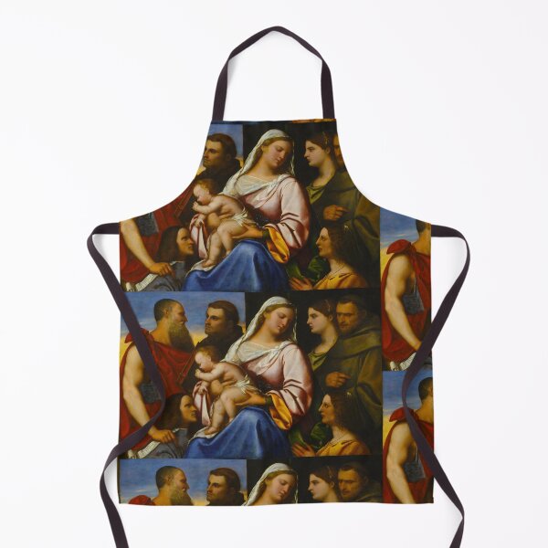 Item preview, Divine Grace: Madonna and Child with Saints and Donors by Sebastiano del Piombo - Italian Renaissance Art designed and sold by HistoryOnWalls.